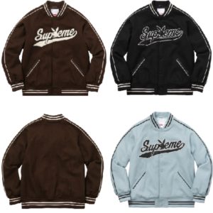 Supreme Playboy Wool Varsity Jacket 2017