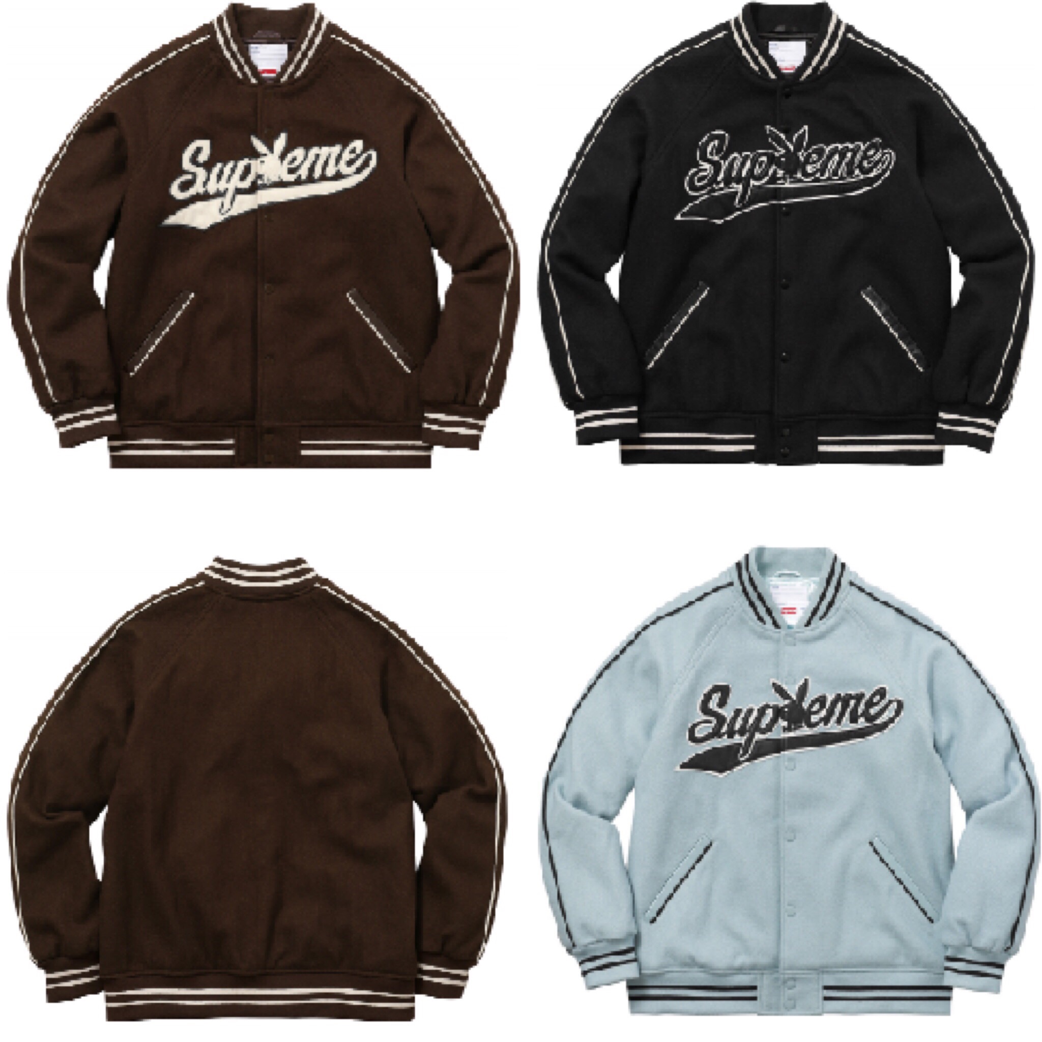 supreme wool varsity jacket