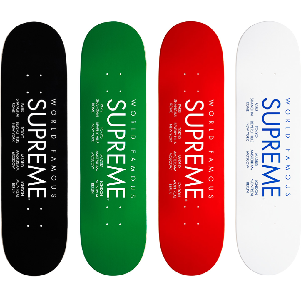 Supreme Archive - Every Supreme Skateboard Deck (1994-Present)