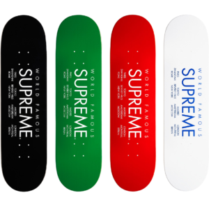 2015 - Supreme International Supreme Skateboard Deck