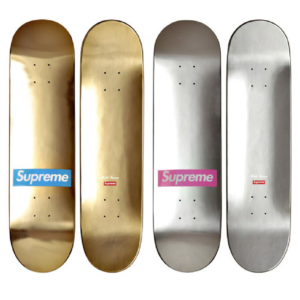 2009 - Supreme Foil Logo Supreme Skateboard Deck
