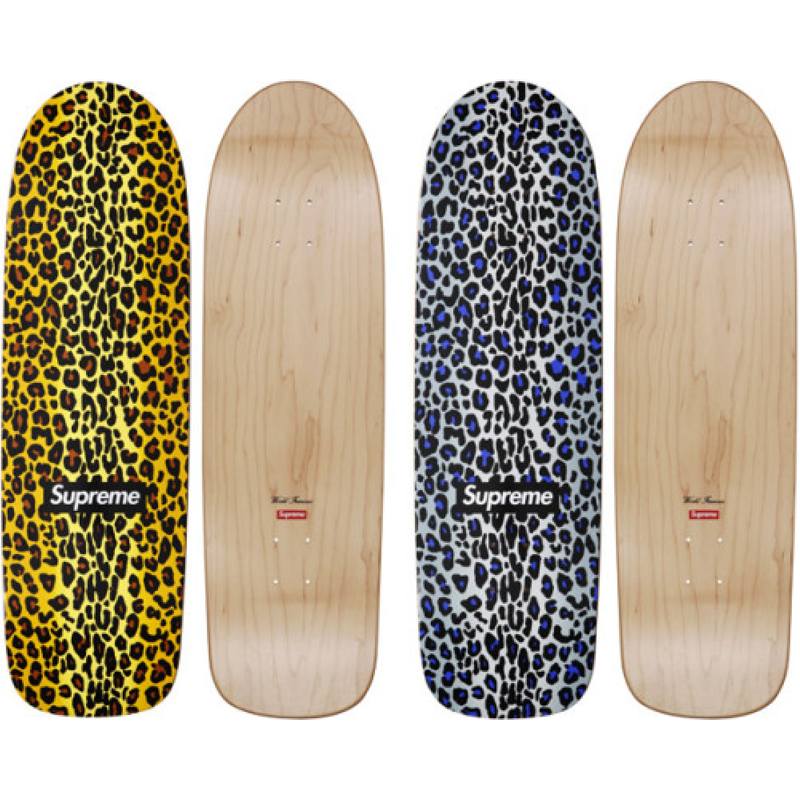 2009 - Supreme Leopard Cruiser Skateboard Decks - Don't Take The L