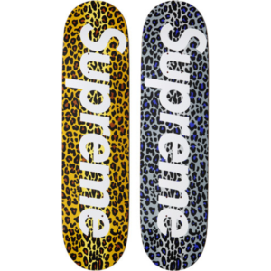 2009 - Supreme Leopard Supreme Skatebord Deck