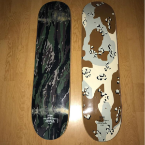 1998 - Supreme Tiger Camo/Desert Camo Supreme Skateboard Deck