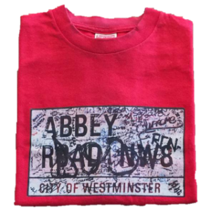 2002 Supreme Abbey Road Tee supreme tag