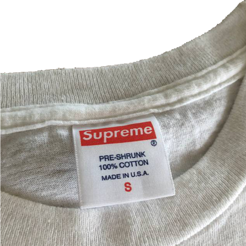 supreme bag tag