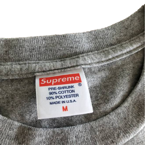 supreme bag tag