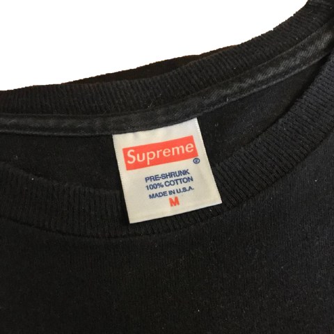 supreme bag tag