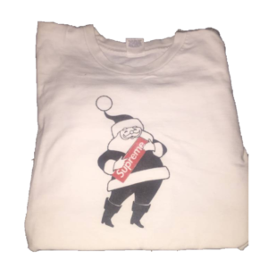 2016 Supreme Santa (Christmas) Tee Supreme Tag