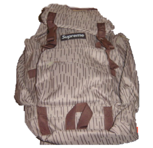 S/S 2003 Supreme Backpacks (Raindrop Camo) tan