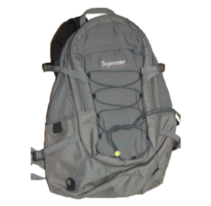 supreme backpack grey