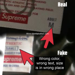 fake vs real champion hoodie