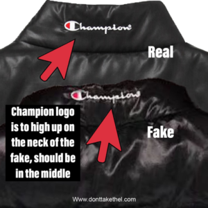 fake champion logo