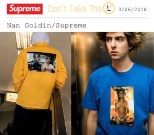 Nan Goldin x Supreme