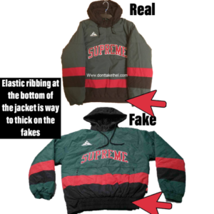 fake supreme jacket