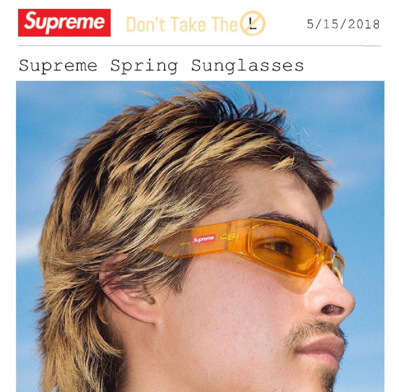 Supreme sunglasses outlet 2018