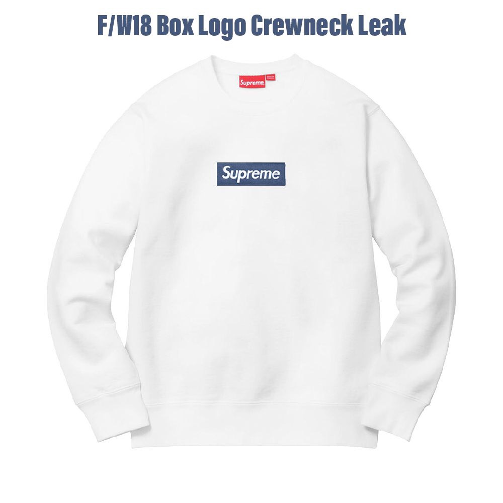supreme box logo sweater 2018